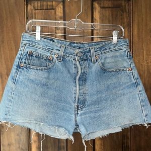 Levi 501’s Vintage Cutoff Denim Shorts